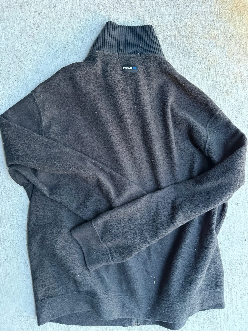 Ralph Lauren Black Full-Zip Men's Sweater